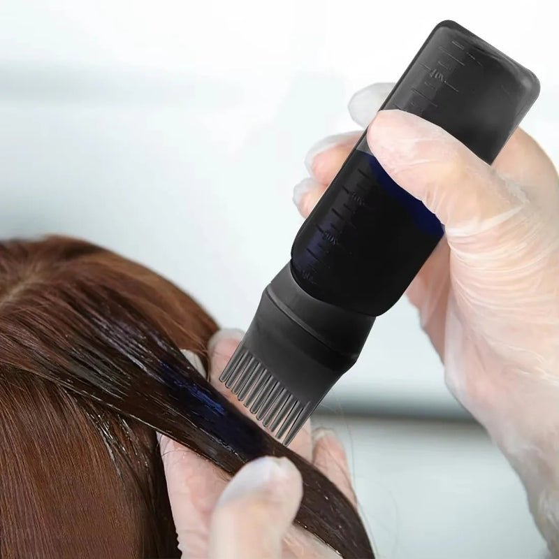 WANMEI 1/2pcs Refillable Continuous Spray Bottles with Root Comb Applicator - Fine Mist Sprayer for Hairstyling Hair Dye Bottle