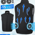 Popular Fan Vest 2026 Summer Cooling Wearable Air-conditioned Clothes Lightweight for Outdoor Walking Fishing Commute Camping