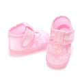 Pink Newborn Baby Baptismal Shoes Are Soft - View 5 | SAMAG