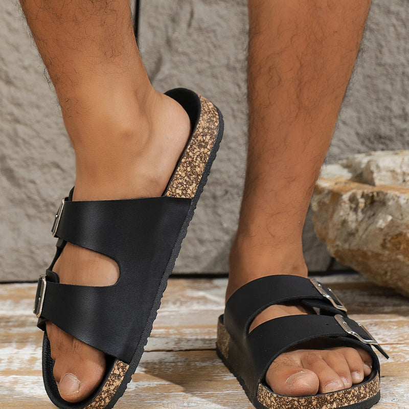 Men's Fashionable Slippers, Thick-Soled, Wear-Resistant, Waterproof, Non-Slip, Lightweight, Comfortable, Casual Sandals