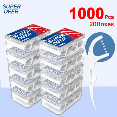1/3/6/20 Box Portable Disposable Dental Floss Plastic | SAMAG