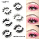 Visofree Mink Lashes 3D Eyelashes 100% Cruelty free | SAMAG