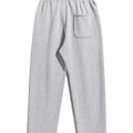 Men's regular - fit plain sports straight - leg pants with drawstring and elastic waistband, knitted - View 2 | SAMAG