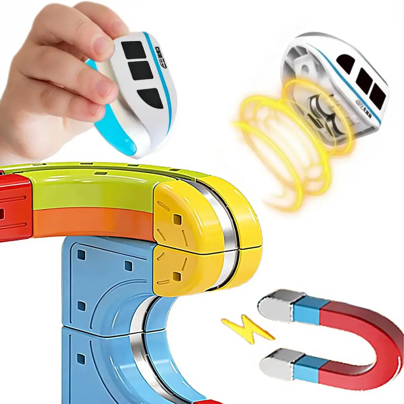 Electric Train Carsfor klick Rail USB Rechargeable Electric Train Set Tracks For Electric Train Set Dropshipping