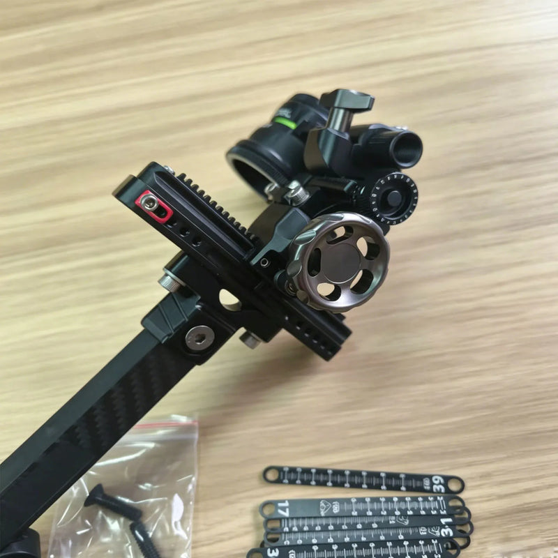 Single Pin Compound Bow Sight, Aluminum Alloy Long | SAMAG