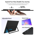 ZEUSLAP ZS18 18.5" HDMI+USB Multimedia Playback, Wired and Wireless Mirroring Supported Portable Monitor for Advertising Display