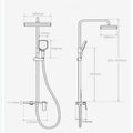 Golden Shower Set Bathroom Multi Function Spout Mixer With Shower Hand Hotel Apartment Bathtub Booster Shower Systems Set