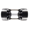 Heavy Duty Commercial Adjustable Electroplated Dumbbell | SAMAG