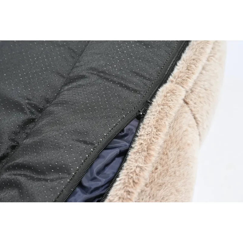 Human Pet Bed Large Dog Cat Bed Removable Washable Plush Sofa Bed Ultra Soft Floor Mat for Dogs and Cats