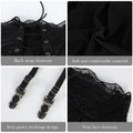 New Sexy Babydolls Erotic Lingerie Women Plus Size Underwear  Lace Back Waist With Straps Hanging Clip Fun Short Sleepwear