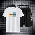 Trendy Suits for Men Summer Shorts Set Gym Outfit Student | SAMAG