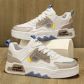 Men's Street Fashion Skateboard Shoes Versatile Sport Casual Sneakers Youth College Style White Shoes
