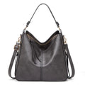 Hobo Bag Leather Women Handbags Female Leisure Shoulder Bags Fashion Purses Vintage Bolsas Large Capacity Tote Bag