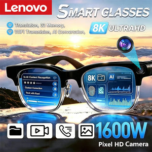 Lenovo AI Smart Glasses 8K Remote Control Touch Photo | SAMAG
