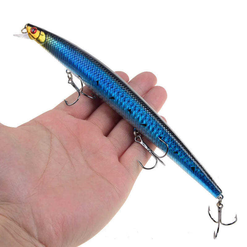 16 Colors 18cm 24g Minnow Fishing Lure Laser Crankbait | SAMAG