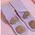 Blue Silicone Anti Slip Cotton Grip Socks Unisex Adult Kids Ballet Contemporary Chinese Dance Yoga Barre Floor Practice Socks