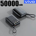 VIVO 500000mAh Power Bank 120W Super Fast Charging Powerbank 4 In1 Cables Portable Powerbank For Iphone Huawei Samsung 2026New