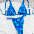 Women's Two Piece Bikini Set 2025, Sexy Triangle Push Up Swimsuit, Floral Print Bathing Suit, Beach Swimwear