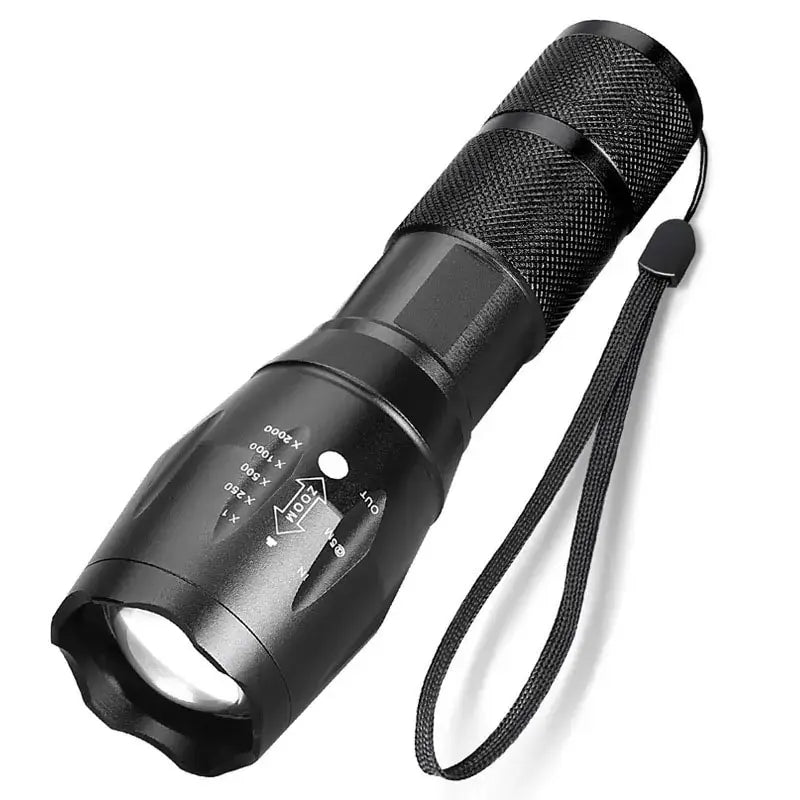 Mini Portable Rechargeable LED Flashlight XP-G Q5 Zoomable Torch Lantern with 3 Lighting Modes for Camping