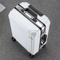 COLENARA Cabin Suitcase Men's Business Boarding Box Women's Aluminum Frame Trolley Case 20"22"24"26 Inch Large Capacity Luggage
