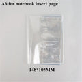 Waterproof PVC Transparent Protective Sleeve for A6 A5 Notebook Journal Planner Book Diary Protects Cover Office Supplies