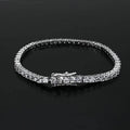 D VVS1 Moissanite Tennis Necklace For Women Top Quality 100% 925 Sterling Silver Sparkling Party Fine Jewelry