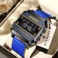 BINBOND Electronic Watch For Men Sports Wristwatch With Electronic Movement LED High-definition Waterproof Luminous Reloj