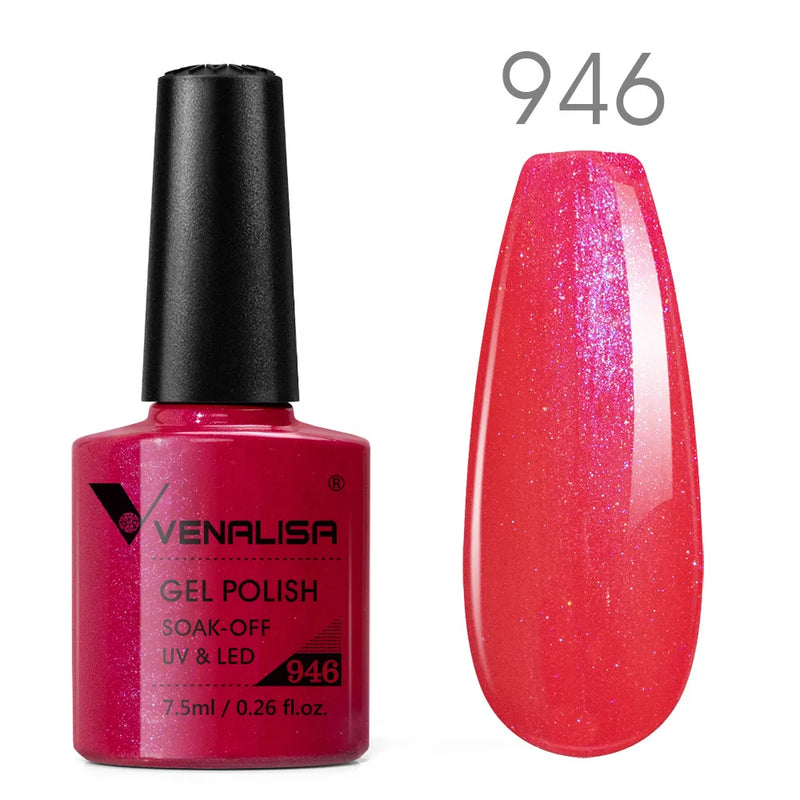 VENALISA Non Cleansing Topcoat Nail Art 7.5ml Soak off Base Coat Foundation No Wipe Top Coat Nail Gel Funny Bunny Gel Varnish