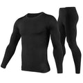 2025 New Men's Fleece Lined Thermal Underwear Set Motorcycle Skiing Base Layer Winter Warm Long Johns Shirts & Tops Bottom Suit