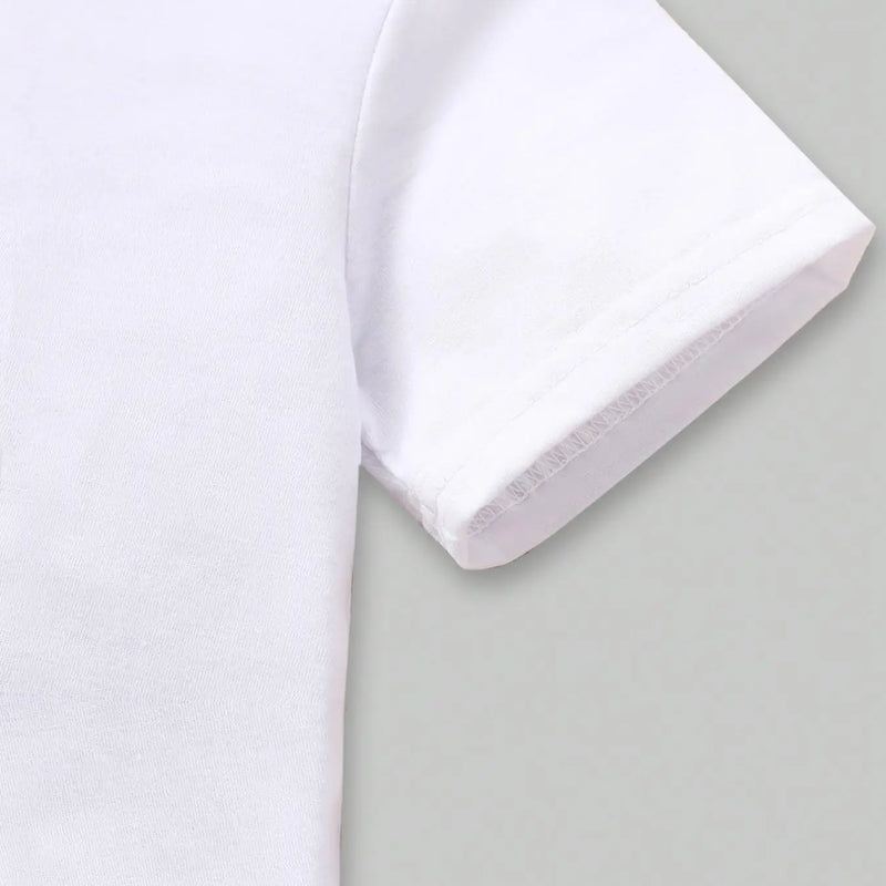Fresh Mint Green Short - Sleeve Letter - Number Outfit - View 5 | SAMAG