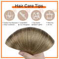 Full Shine Clip in Hair Extensions Human Hair Clip Balayage 7pcs 120g Double Weft Hair Extensions Human Hair For Woman