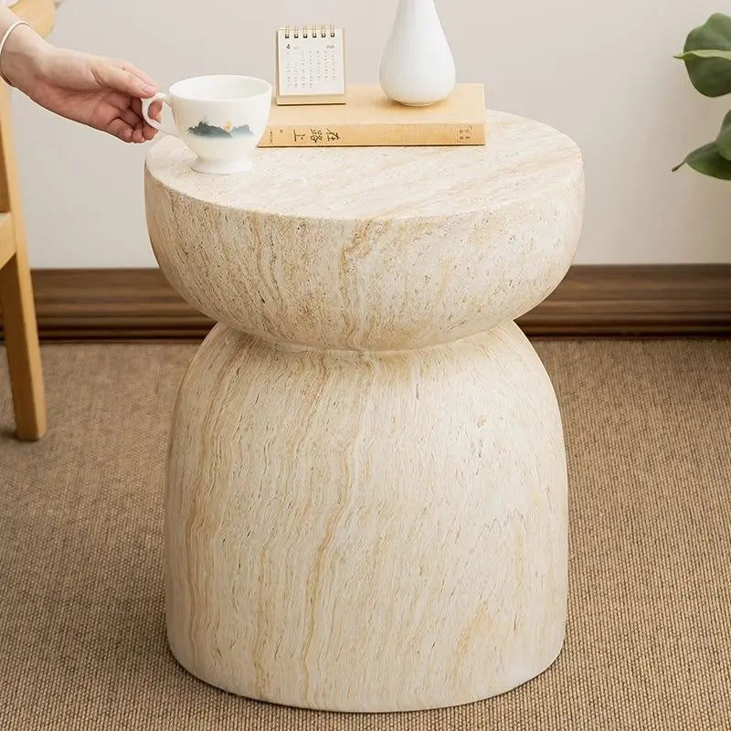 Simple Modern Sofa Side Table Coffee Table Creative Study Round Tables Balcony Art Corner Tables Home Bedroom Bedside Tables