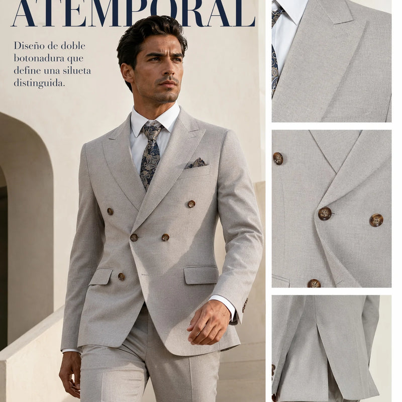 ST Cassy High Quality Elegant Man Suit 2 Piece Set Party Outfit Modern Wedding Dinner Suit for Men Stylish Business Office Suit