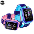 NEW Q12 Waterproof Children's Smart Watch Sim Card LBS Location Tracker Voice Chat Flashlight Children's Smart Phone Watch reloj