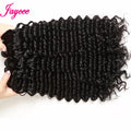 Deep Wave 4 Bundles Deal 15A Brazilian Virgin Human Hair 100% Unprocessed Water Wave Curly Human Hair Extensions Loose Deep Wave