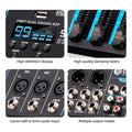 Debra DP-10 10 Channels 99 DSP Audio Mixer DJ Controller Reverb Recording Mixing With Bluetooth 5.0 Professional Performance