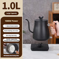 1L Gooseneck Mechanical & Smart Temp Control Kettle - Auto Shut-Off & Boil-Dry Protection Stainless Steel Pour-Over Coffee&Tea
