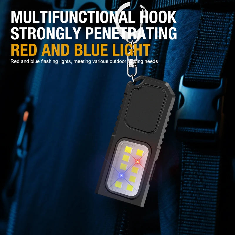 Portable Waist Hanging Keychain, Mini Flashlight - View 2 | SAMAG