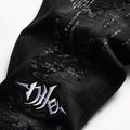 Men's Black Distressed Jeans Skull Patch & Embroidery | SAMAG