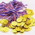 Plastic Gold Winner Award Golden Medals Kids Birthday | SAMAG