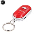 Wireless 10m Anti-Lost Alarm Key Finder Locator Keychain Whistle Sound With LED Light Mini Anti Lost Key Finder