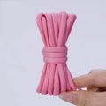 1 Pair Round Shoelaces Fof Basketball Sneakers Shoe Laces Black White Shoelace Universal for Children and Adults 100CM