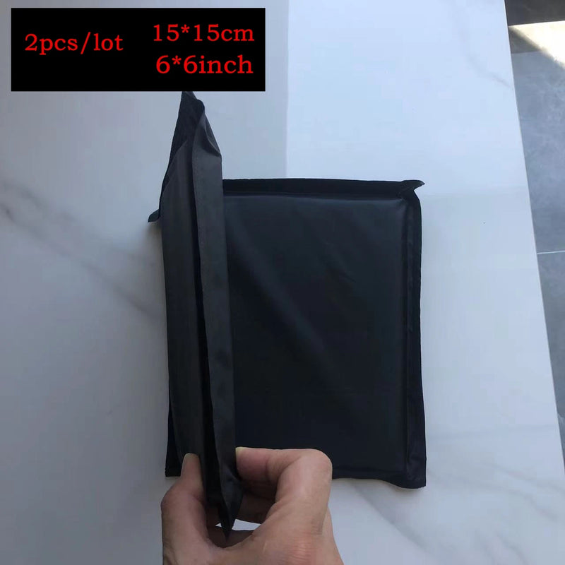 2pcs/lot Defensive Shield Waist Weight Plate Soft PE Self-defense Security 6*6, 6.8in Body IIIA Armor Material Bullet-proof