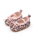 New Bow Decor Leopard Print Baby Pre - Walkers Elastic Band - View 6 | SAMAG