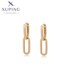 Xuping Jewelry Fashion Hot Sale Trendy Huggies Earring with Synthetic Cubic Zirconia for Girl Gifts 20160