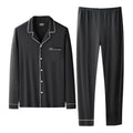 Men's Loose Fit Pajamas Set Soft Lyocell & Cotton Blend Breathable Sleepwear Cozy Home Loungewear Comfortable Pajamas