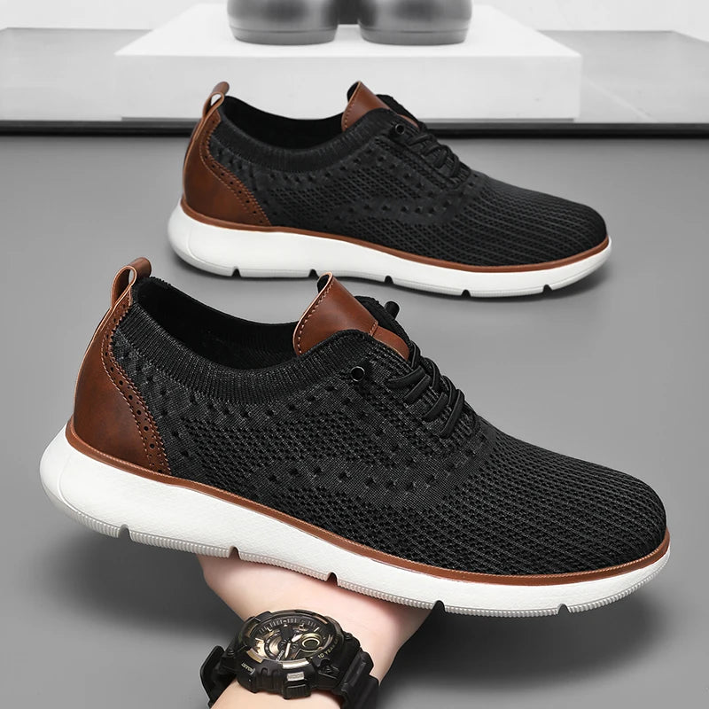 Men's Mesh Shoes,Plus Big Size 48 49 50,Slip-Ons with Knit Upper,Loafers, Lightweight,Breathable,Summer Casual Shoes