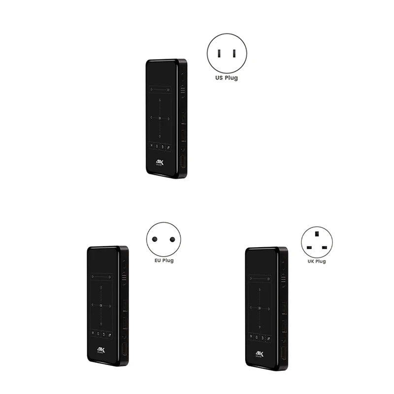 Y22A-3D Mini Projector WIFI Android 4K HD Projectors Decoding For HOME Entertainment With Infrared Remote Control Tripod
