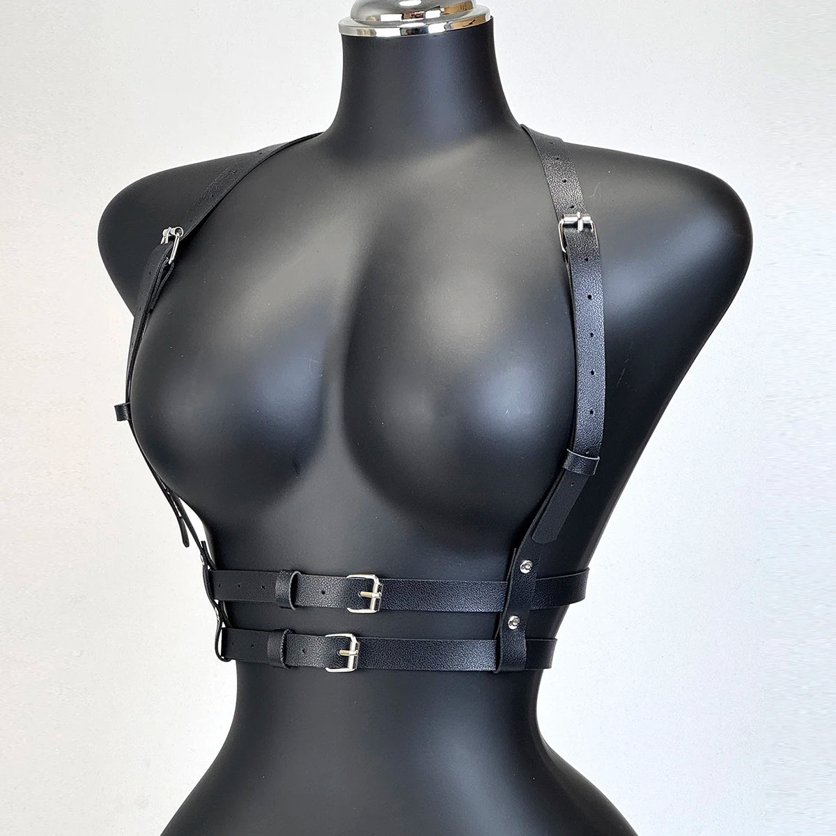 Fashion PU Leather Waist Belt For Women Punk Gothic Chest Harness Belt Harajuku Suspenders Clothing Accessories