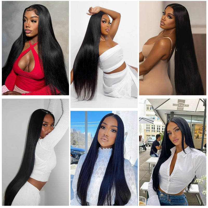 16A Vietnamese Hair Straight Bundles Weft Straight Clean Hair Ends 14A 100% Human Hair Bundles Natural Black 26inch 30inch 3 4pcs Bundle Raw Hair Bundles Remy Thick Weave